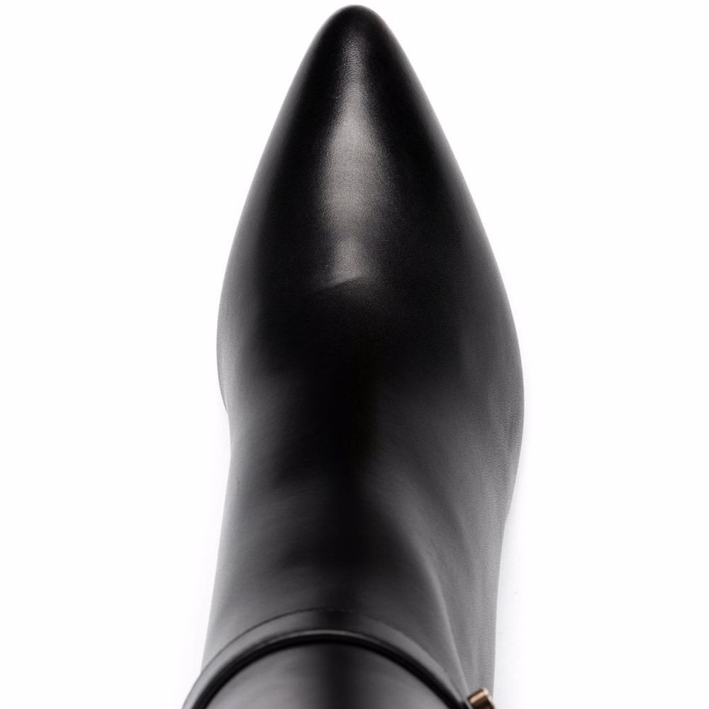 Versace Safety Pin Knee High Boots - Picture 3 of 7